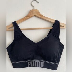 Black Puma Sports Bra